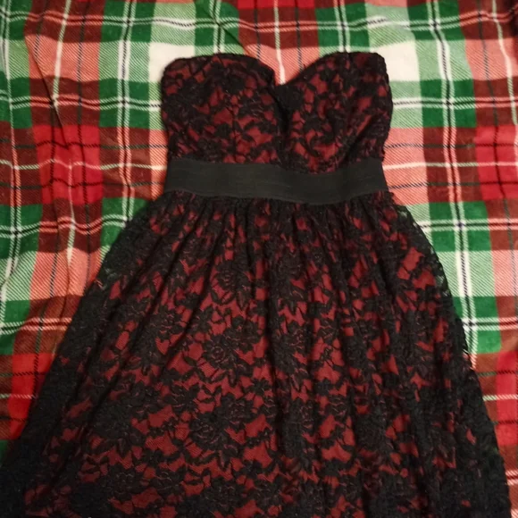 chinese dress ladies Bebe Women's Sweetheart Bustier Lace Dress main image 0